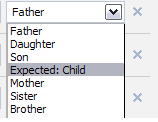 Facebook Relation type