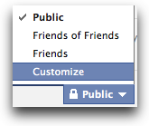 customize privacy settings